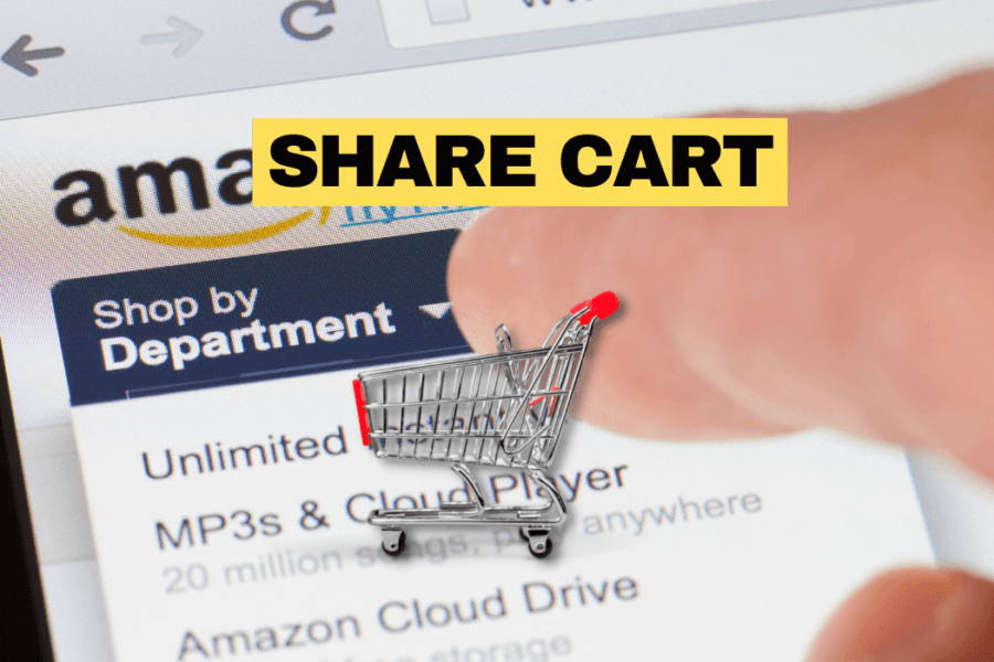 How to share an amazon cart with someone?