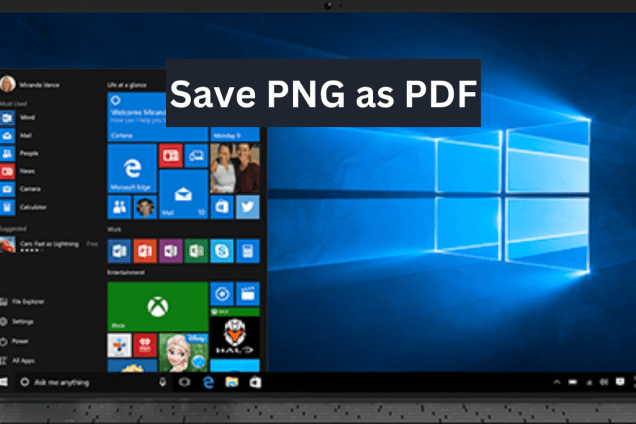 How to Save a Screenshot as PDF on Windows 10?