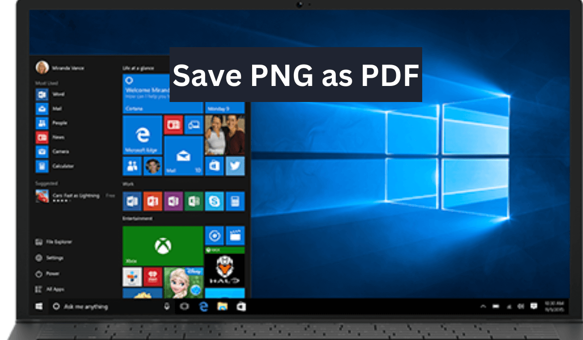 How to Save a Screenshot as PDF on Windows 10?